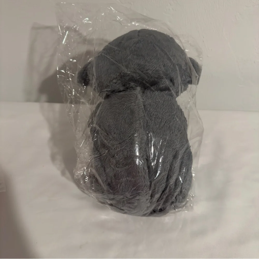 Breathing Otter Plushie Gray New
